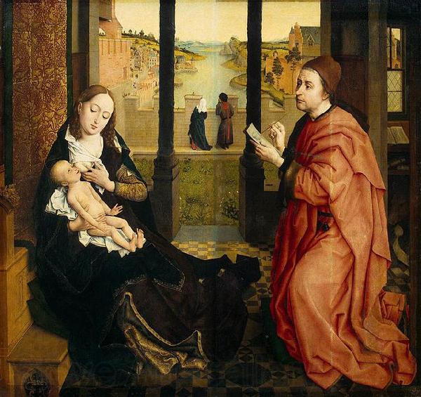 Rogier van der Weyden St Luke Drawing a Portrait of the Madonna